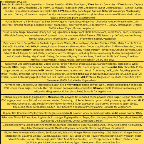 Get Well Soon Hamper Ingredients